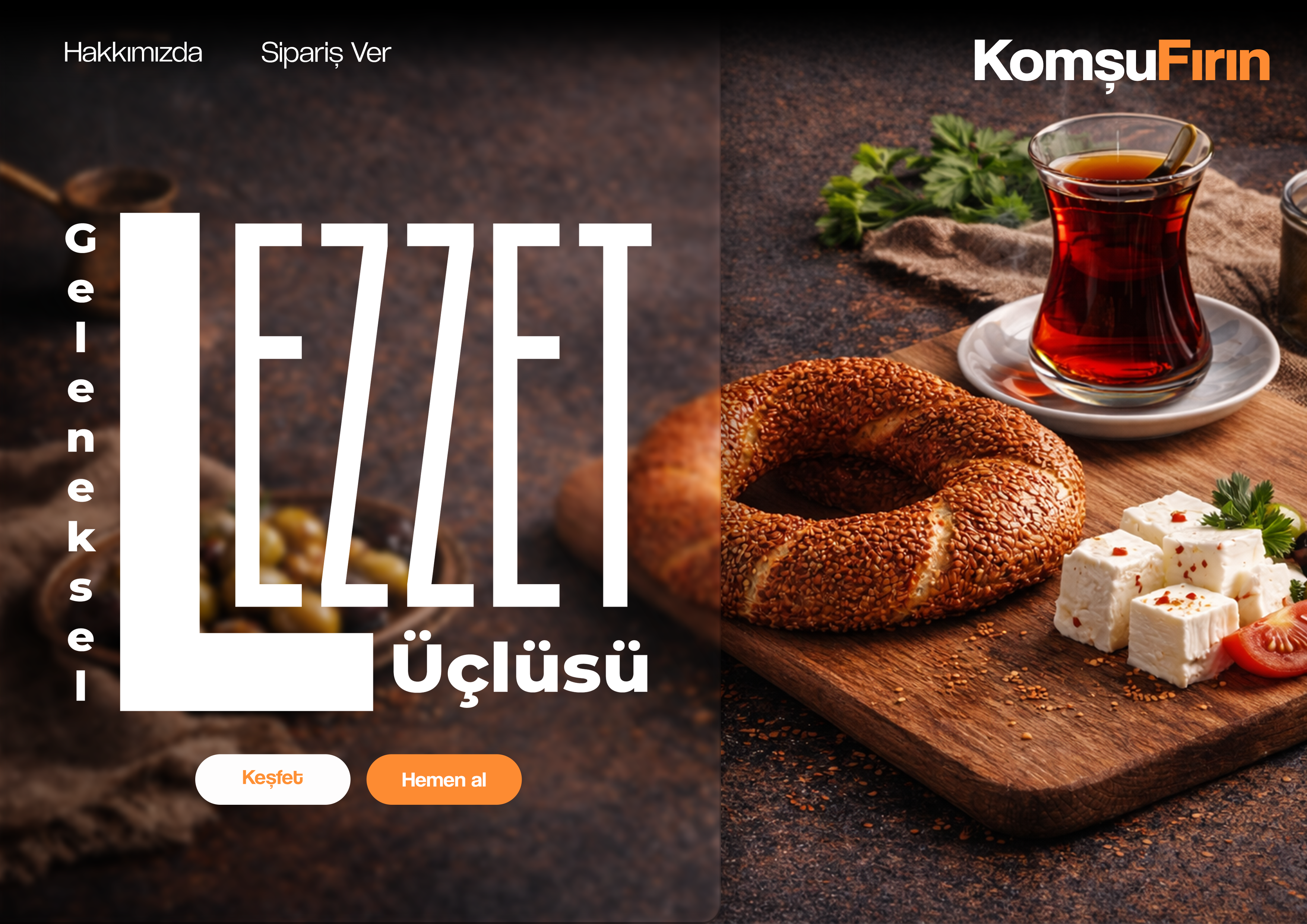 KomşuFırın Web Arayüzü Tasarımı