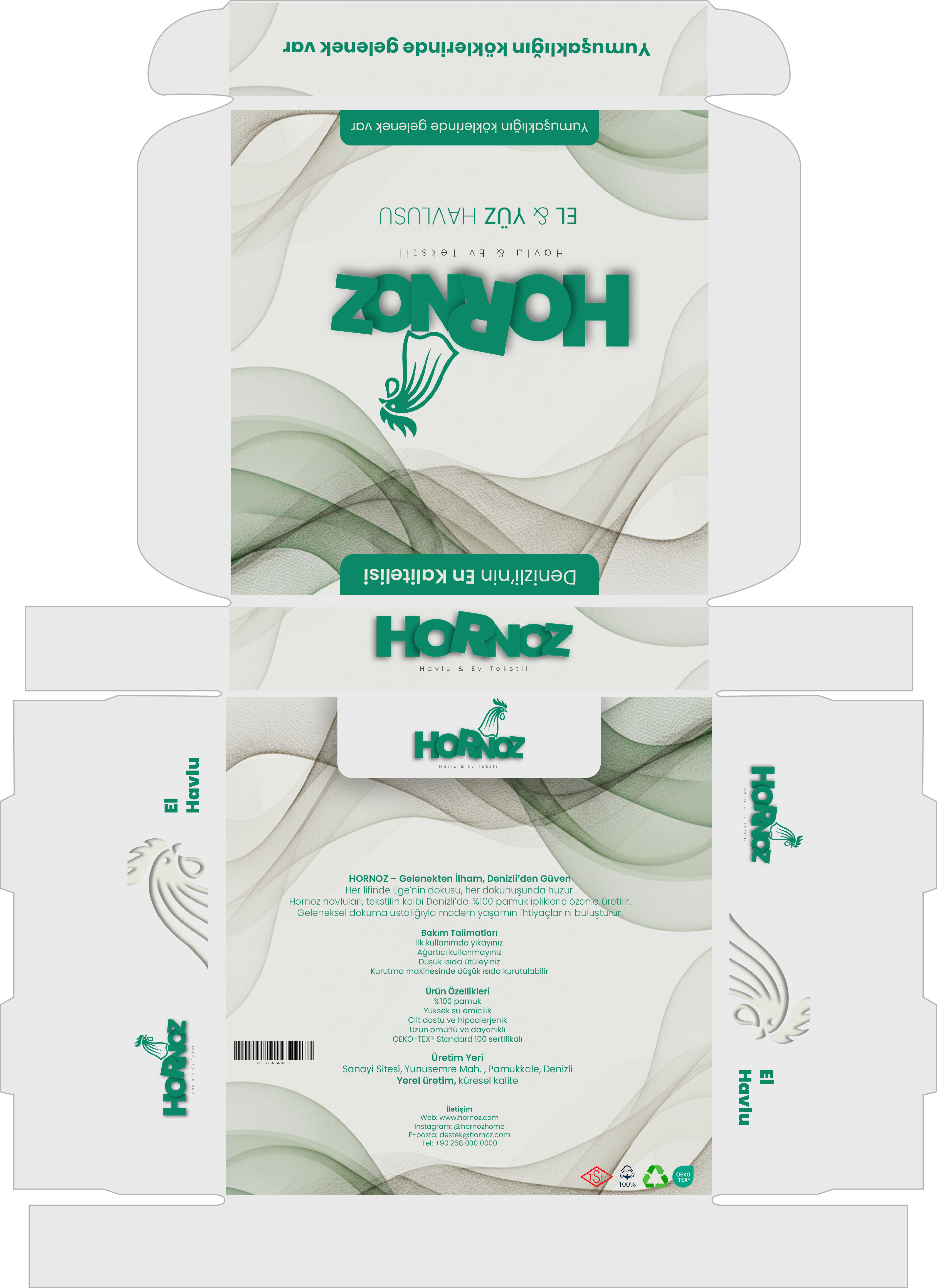 Hornoz El & Yüz Havlusu Ambalajı