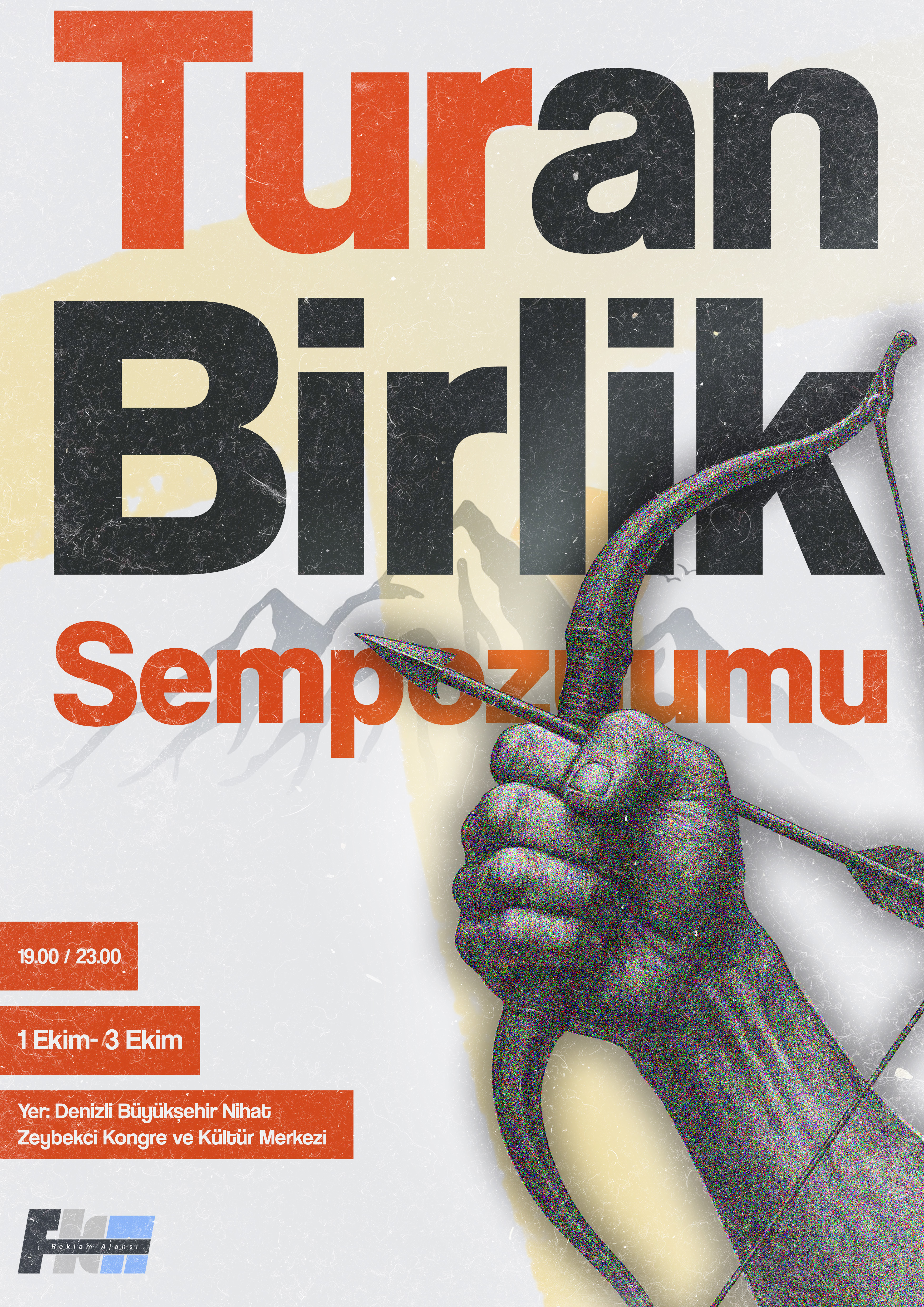 Turan Birlik Sempozyumu Afiş Tasarımı